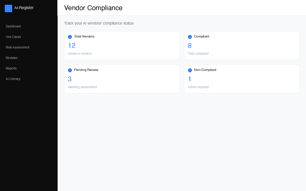 Vendor Compliance